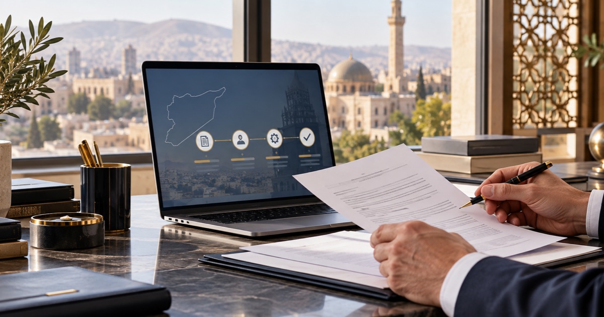 Online Company Registration in Syria: 7 Easy Steps (2026) 3 Online company registration in Syria